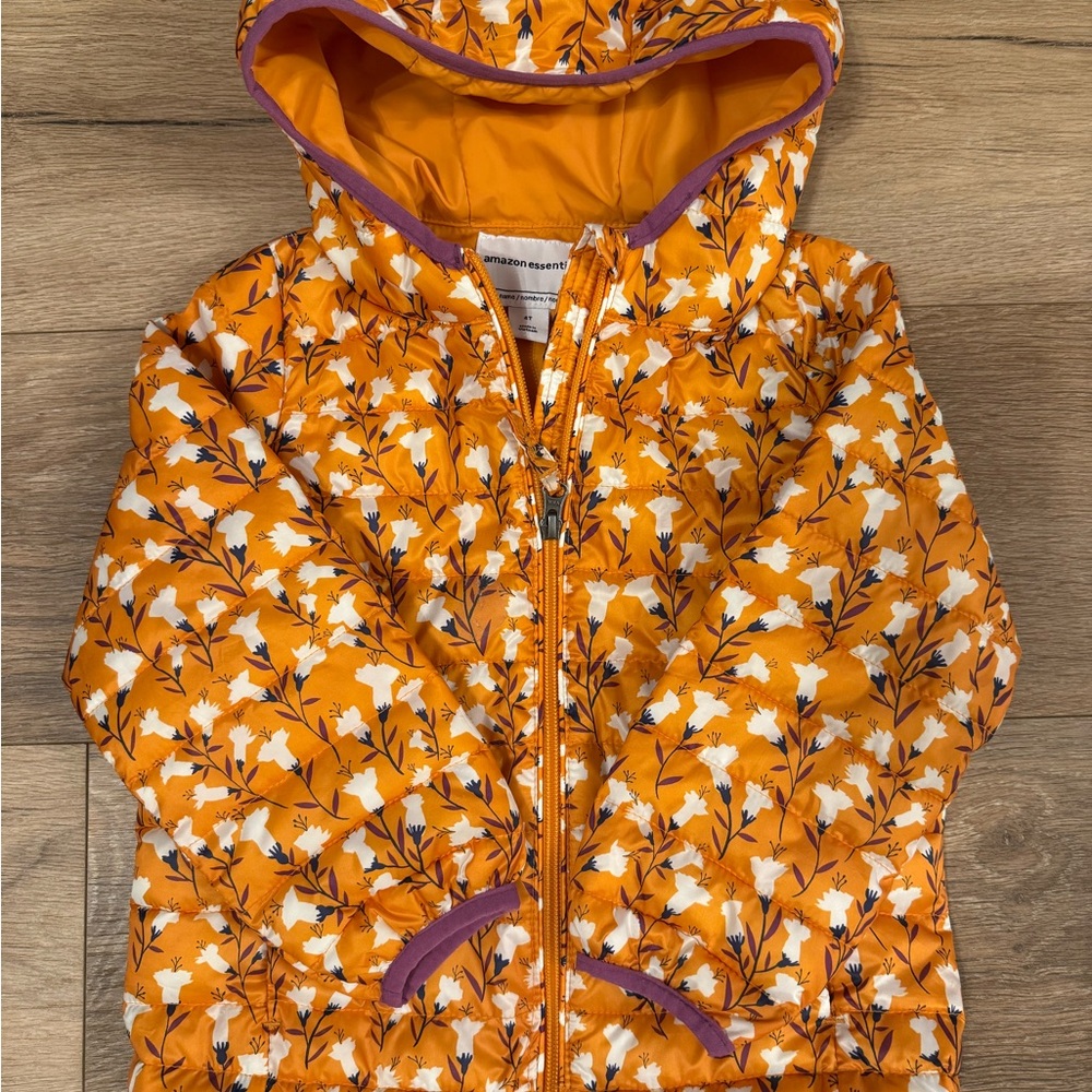 Amazon Floral Kids Puffer Jacket - great condition